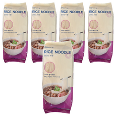 쿡샵 라이스 누들 3mm, 5개, 250g