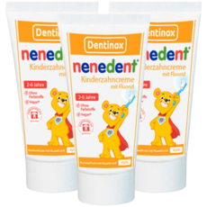 네네덴트 저불소 치약 딸기향, 3개, 50ml