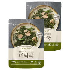 CHAMSTORY 牛骨牛肉海帶湯, 500g, 2個