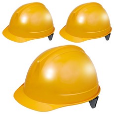 DONGMYUNG 頭盔型安全帽 DMS-1001F, 3個, 黃色