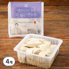 한둘 명인이 만든 투컵 더 넓은 면두부, 200g, 4개