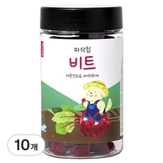 댕댕이연구소 강아지 디디랩 파삭칩 저온건조 과일 채소 간식, 비트, 50g, 10개