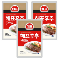 [해표] 순후추, 200g, 3개
