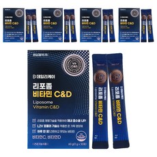 경남제약 데일리케이 리포좀 비타민C&D 30포, 60g, 5개
