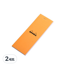RHODIA 記事本 no.08 橫線 3入, 橘色, 2套