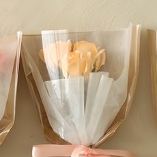 Scent Basket 人造諾亞玫瑰香皂花束, 奶油色, 1個