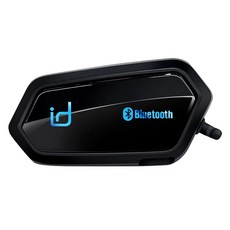 id221 MOTO A2 PLUS 機車安全帽藍牙耳機 藍牙5.2 IPX6防水 35小時續航, 1個, 黑色 + 藍色