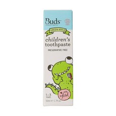 Buds 芽芽有機 木醣醇牙膏 不含氟, 50ml, 1條
