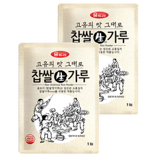 움트리 찹쌀생가루 1KG, 2개