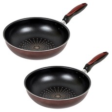 CHEFLINE CP系列單柄鑽石塗層不沾深炒鍋, 28cm, 2個