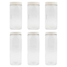 LocknLock 樂扣樂扣 Door Pocket 密封儲物罐組, 1L x 3個 + 1.3L x 3個, 1組