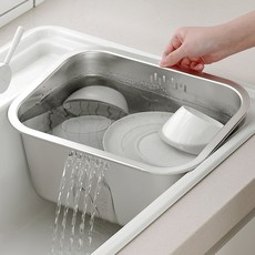 MUDITA 304全不鏽鋼方形洗碗槽 10L, 單一顏色, 1個