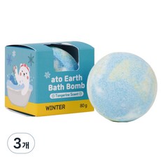 마이얼스데이 세라마이드 아토 얼스 배스밤 거품 입욕제 겨울, 80g, 3개