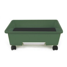 플라팜 베란다 텃밭화분 + 바퀴, 다크그린, 1개