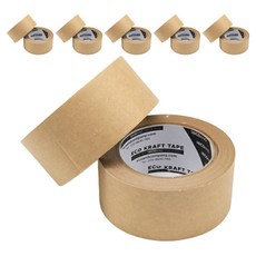 에코앤드 크라프트 분리수거 일괄배출 테이프 50mm x 40m, 무지, 12개