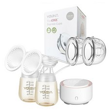 YOUHA 優合雙邊電動吸乳器 YH-8023, 免手持真空集乳器 The ONE Express Cups 28mm, 1組