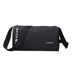 Witherhome時尚黑色時尚運動行李袋, 黑色