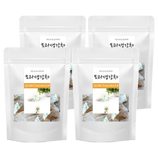 木梨薑茶三角茶包, 1g, 100個, 4袋