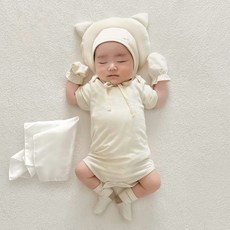 ikii 孩童短袖連身衣用品 7件組