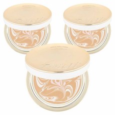 fmgt 더페이스샵 골드 콜라겐 앰플 광 파운데이션 15g, 201 애프리콧 베이지, 3개