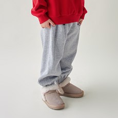 MARI N MORI 兒童款全天候開衩刷毛束口褲