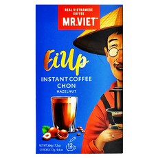 MR.VIET 麝香榛果風味即溶咖啡粉 (17g x 12包) 越南, 1盒