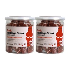 뉴트리오 스테이크 반려견 간식, 오리연골맛, 200g, 2개