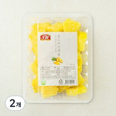 에스앤더블유 골드파인애플 청크형, 800g, 2개