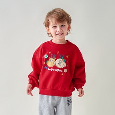 MARI N MORI 兒童聖誕淘氣鬼刷毛T恤