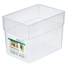 inomata 冰箱蔬果無分隔收納盒, 12.8 x 14 x 18.1cm, 1個