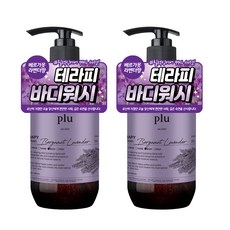 plu Therapy精油舒緩沐浴露 香檸檬&薰衣草香, 500g, 2瓶
