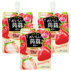 Tarami 達樂美 吸果凍 草莓 150g 日本進口 清爽解膩 方便攜帶, 3包