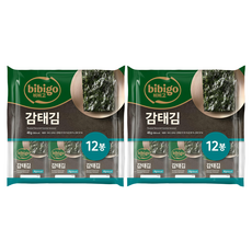 비비고 감태김 12p, 48g, 2개