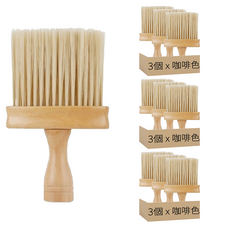 QIDINA 多功能除塵超軟毛萬用除塵毛刷, 咖啡色, 9個