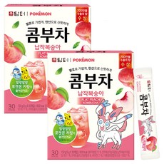 담터 포켓몬 콤부차 납작복숭아, 5g, 30개입, 2개