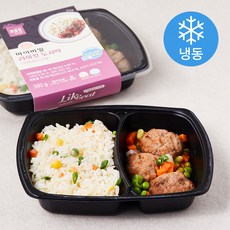 마이비밀 라이킷 도시락 야채볶음밥과 미트볼 2개입 (냉동), 390g, 1개