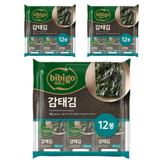 비비고 감태김 12p, 48g, 3개