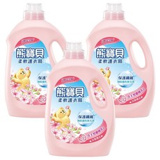 Snuggle 熊寶貝 香氛柔軟護衣精, 72小時持久香, 淡雅櫻花香, 3L, 3桶