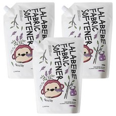 MOTHER-K K-MOM LALABEBE 草本抗敏衣物柔軟精 麝香玫瑰補充包, 1.3L, 3包