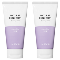 더샘 내추럴 컨디션 클렌징 폼 더블휩, 150ml, 2개