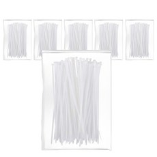 超強力束線帶 200入, 白色, 6個