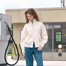 JUCY JUDY 女款雙向拉鍊針織開襟外套 JYKT720F