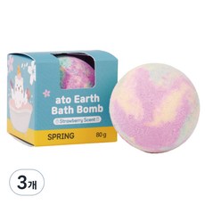 마이얼스데이 세라마이드 아토 얼스 배스밤 거품 입욕제 봄, 80g, 3개입