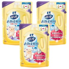 毛寶衣物柔軟精 防霉日光浴 補充包, 制菌力99.9%, 1.9kg, 3包