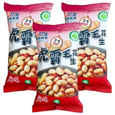 虎尾鎮農會 虎霸王花生 麻辣, 3包, 70g