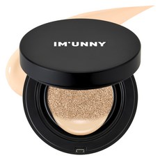 IM UNNY 光澤持久氣墊粉餅 SPF50+ PA++++ 11g, 21 Light Beige, 1入