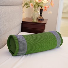 Sarang Yegam 壓紋圓形枕套, 綠色, 1個