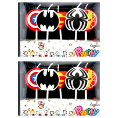 生日造型蠟燭 英雄, 2個