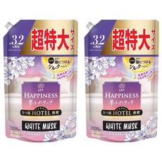 Lenor 蘭諾 日本原裝進口 衣物柔軟精超特大補充包 清新白花香, 1.22L, 2包