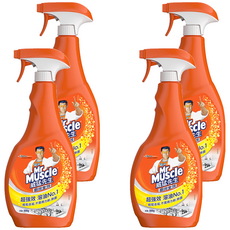 Mr Muscle 威猛先生 廚房清潔劑噴槍瓶 超強效溶油No.1 輕鬆去垢、無需用力刷、除菌, 500g, 4瓶